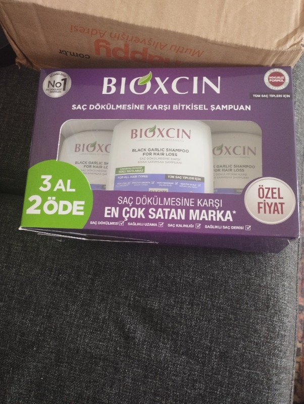 Bioxcin Siyah Sarımsak Şampuanı 3 al 2 öde (3x300ml)