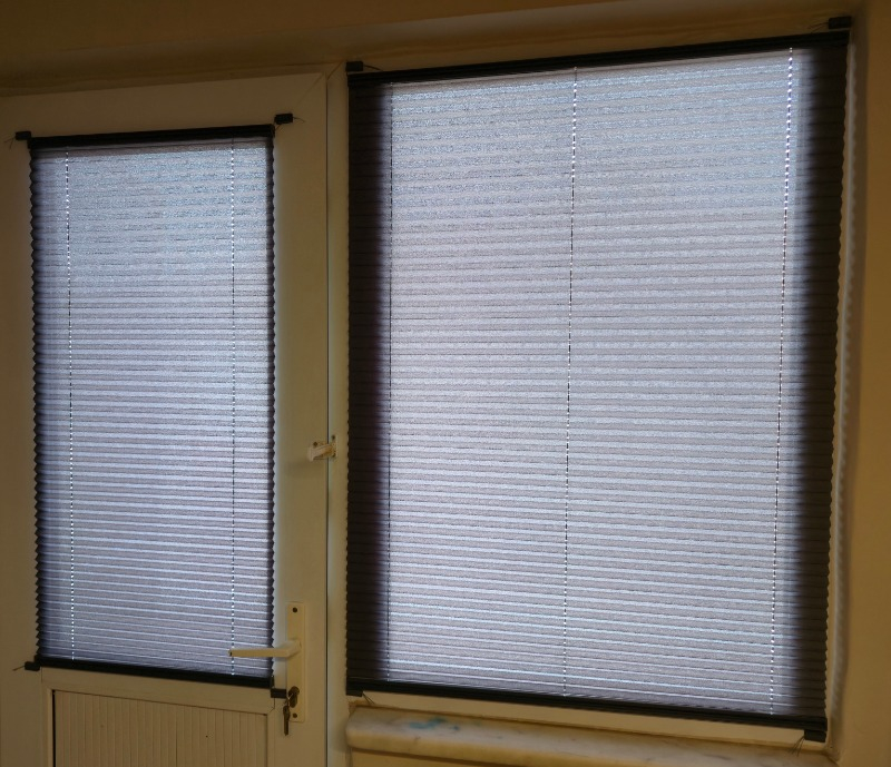 Plised Home Katlanabilir Cam Balkon Plise Perde Antrasit