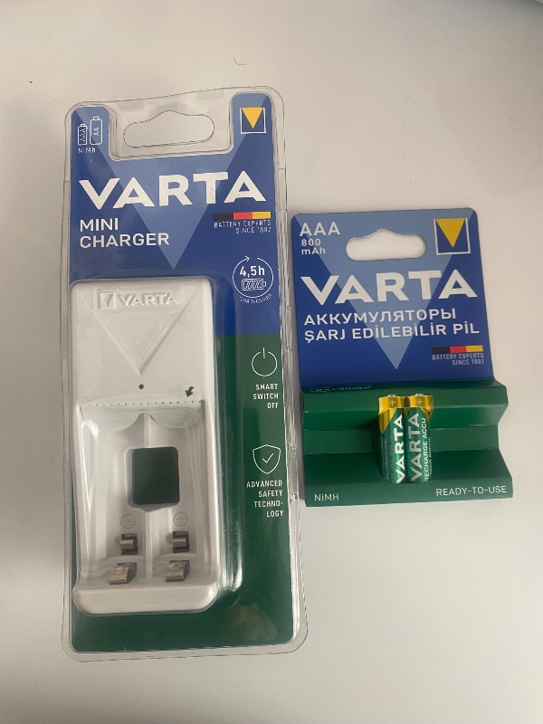 VARTA Mini Charger +2 adet 800mAh AAA Şarj Edilebilir Pil