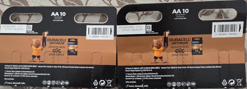 Duracell Alkalin Aa Kalem Piller 20'li