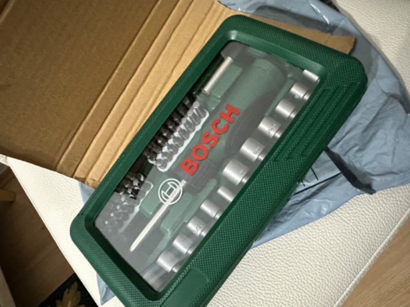 Bosch 46 Parça Tornavida Vidalama Lokma Uçlu Aksesuar Seti - 2607019504