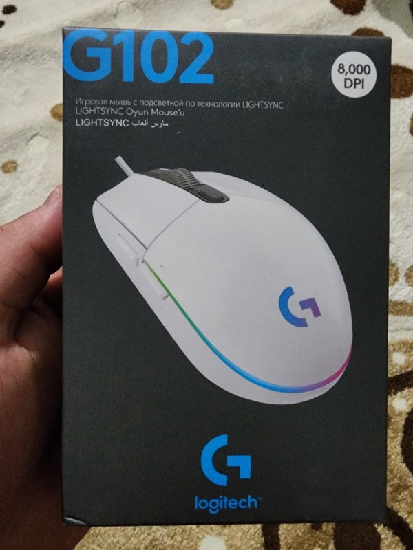 Logitech G G102 LIGHTSYNC RGB Aydınlatmalı 8.000 DPI Kablolu Oyuncu Mouse - Beyaz
