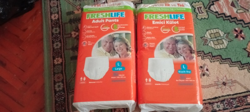 Freshlife Large Emici Külot 30’Lu 2 Paket (60 Adet)