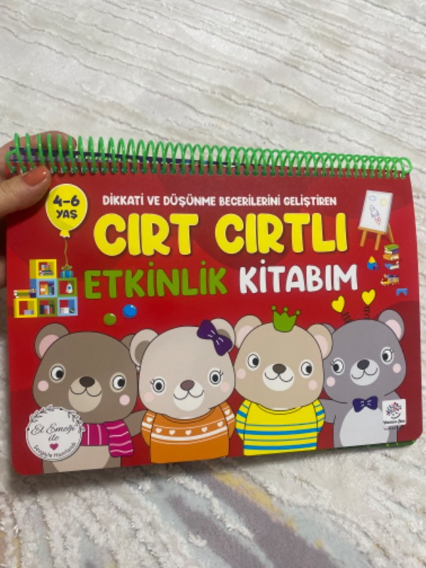 4-6 Yaş Cırt Cırtlı Etkinlik Kitabım