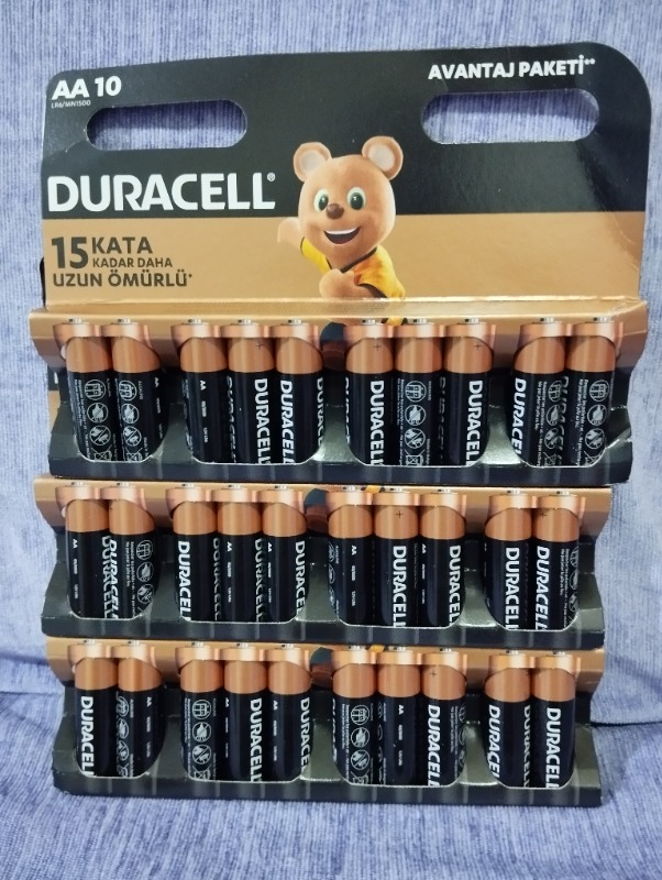 Duracell Alkalin Aa Kalem Piller 30'lu