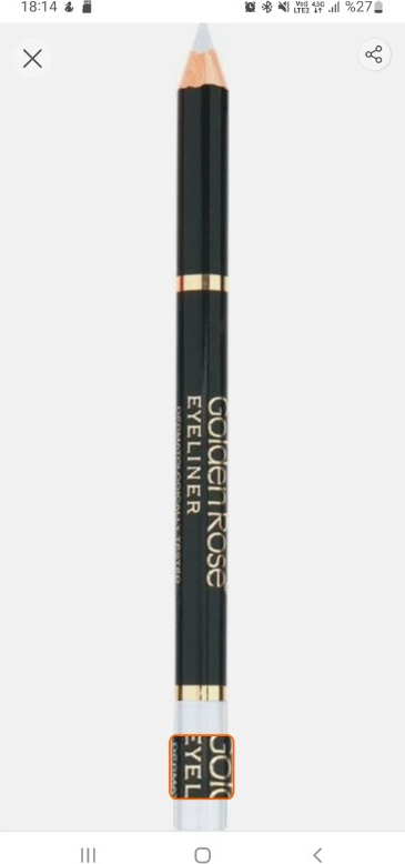 Golden Rose Eyeliner No: 312 White - Göz Kalemi - 8691190083120