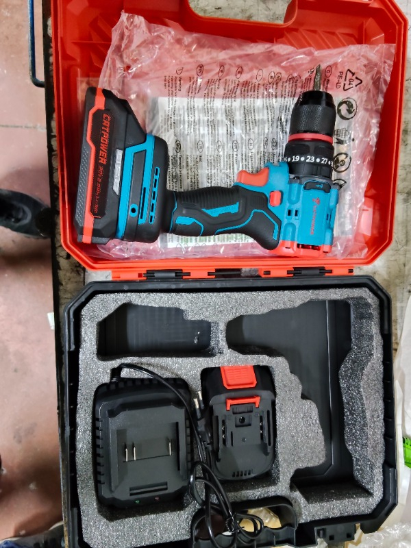 Catpower 1025 Kömürsüz Darbeli Akülü Matkap 20V 2 Ah Lion