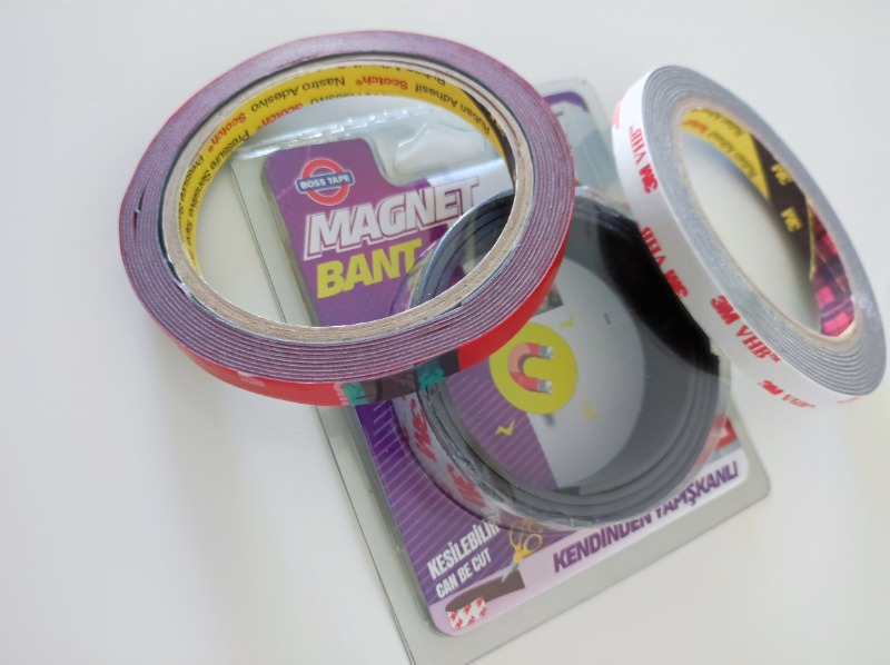 Boss Tape 3m Yapışkanlı Şerit Magnet Mıknatıs Bant