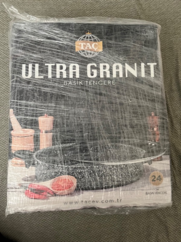 TAÇ-3465 Ultra Granit Basık Tencere 24CM
