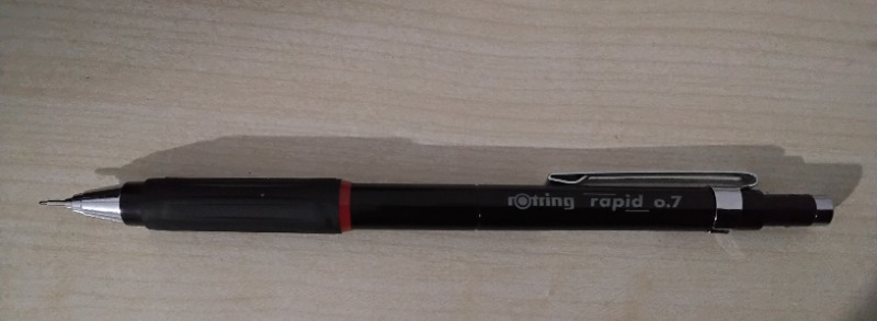 Rotring Rapid 0.7 Versatil Kalem Siyah 1904841