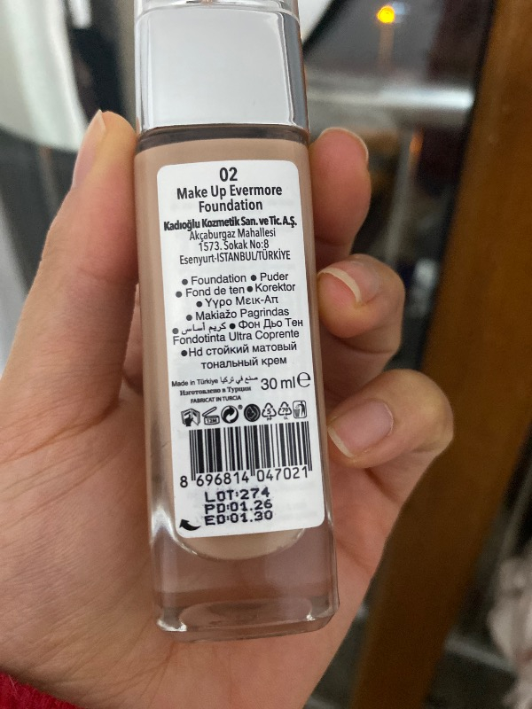 Gabrini Professional Hd Matte Foundation 02