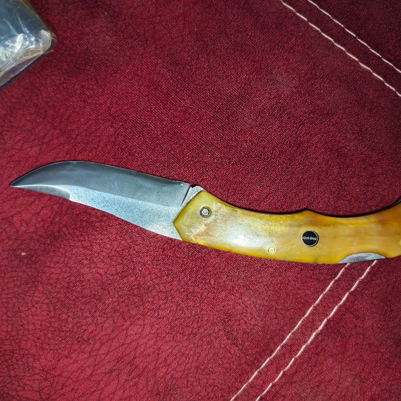 Hisar Bıçak Koç Boynuzlu N690 Çelik Cep Bıçağı