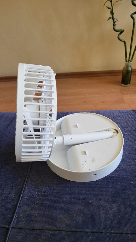 Robeve Masaüstü Vantilatör Şarjlı Vantilatör Yükselebilen Fan Vantilatör Soğutucu Fan Klima Serinletici Fan 3 Kademeli Hız Ayarı Vantilatör