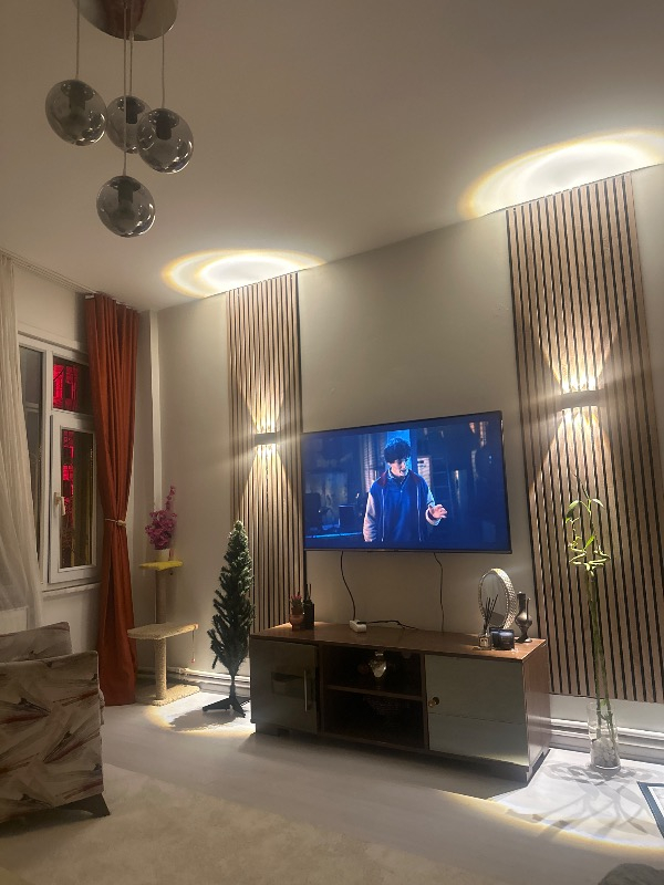 Akupanel Flex 60X245 cm Meşe Renk Akustik Ahşap Duvar Paneli