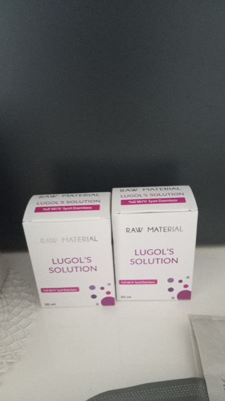 Raw Material Lugol's Solution İyot %2 Damla 30 ml