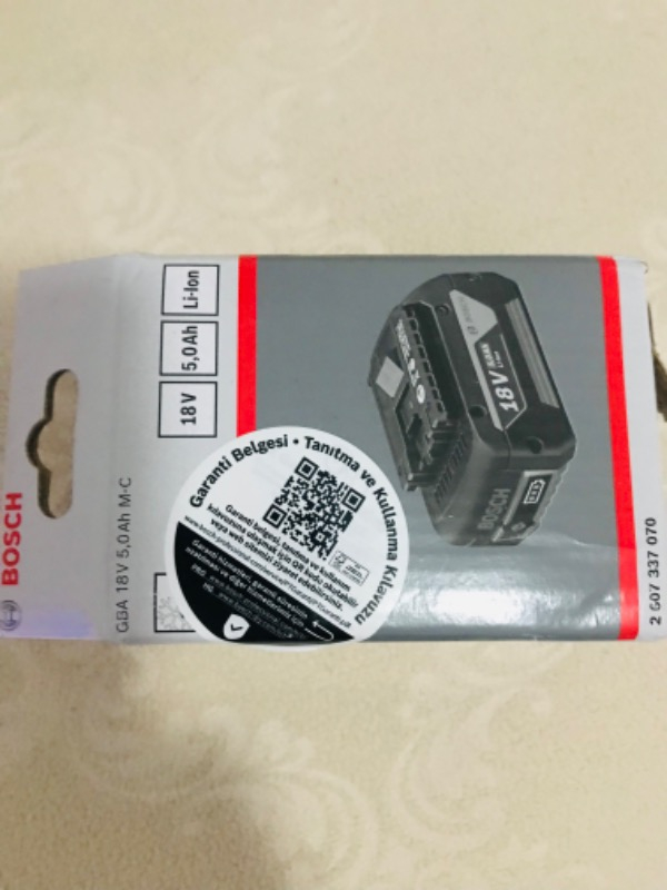 Bosch GBA 18V Professional 5.0Ah Akü - 1600A002U5