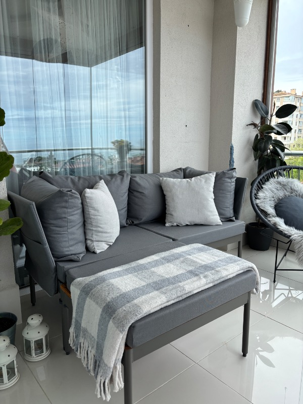Limni Home Mini Multilounge Bahçe Balkon Seti, Şezlong
