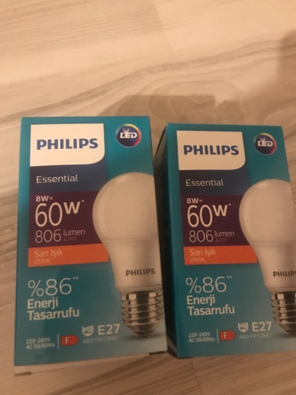 Osram 8.5 Watt E-27 Duy 2700 Kelvın Sarı Işık Led Ampul 10 Adet 9W