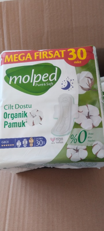 Molped Pure&Soft Gece Süper Mega Paket 90 Adet