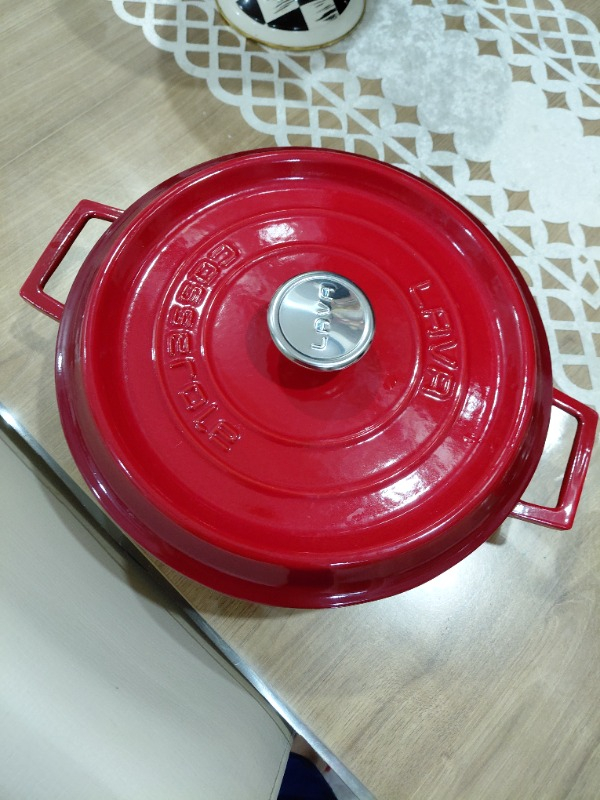 Lava Çok Amaçlı Yayvan Tencere Trendy Kırmızı Çap(Ø)28 Cm.
