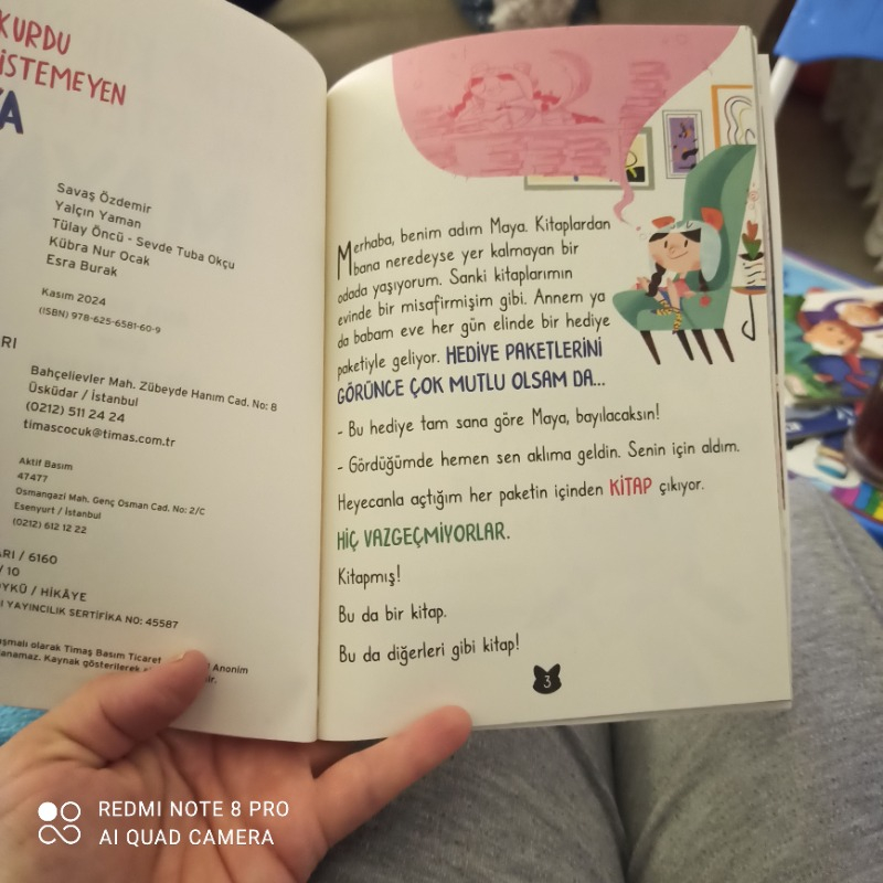 Kitap Kurdu Olmak İstemeyen Maya - Anıl Basılı