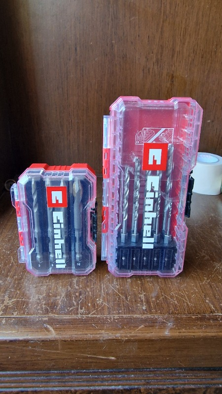 Einhell XS-CASE 4 Parça Seramik Ucu Seti (Özel Taşlanmış Karbür Plaka, Merkez Nokta, E 6.3 Şaft, Saklama Kutusu Dahil)