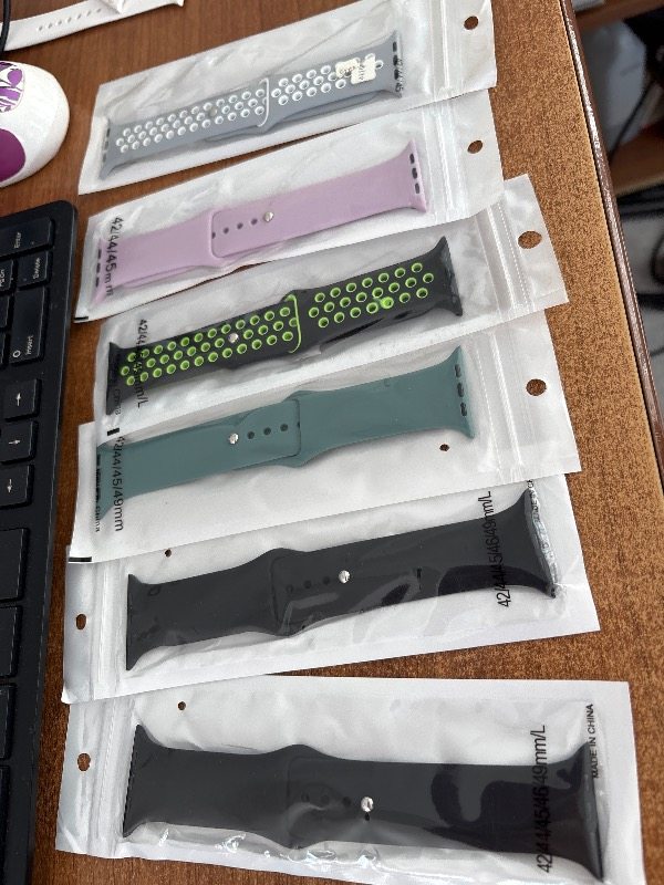 Adige Apple Watch 11 46MM Kordon Kayış Silikon Soft
