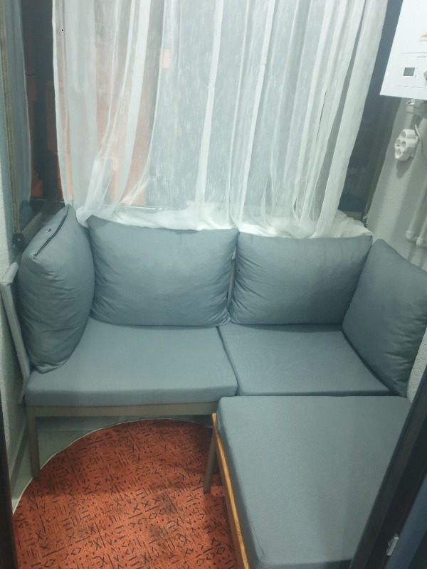 Limni Home Mini Multilounge Bahçe Balkon Seti, Şezlong