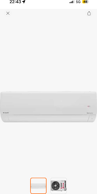 Arçelik 12605 Neo Inverter A++ 12000 BTU Duvar Tipi Klima