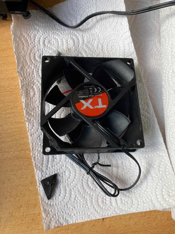 TX 8 cm Siyah Kasa Fanı (TXCCF08BK)
