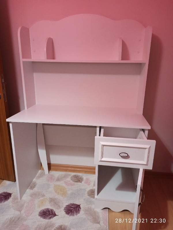 Baby Darling %100 Mdf Lisa Çalışma Masası Beyaz
