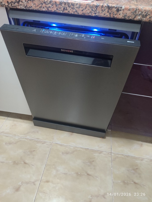 Siemens SN15EC00NT Solo Bulaşık Makinesi 6 Programlı Siyah Çelik