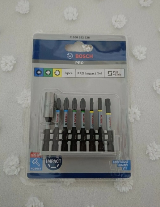 Bosch 2.608.522.326 Impact Vidalama Ucu 50 mm 8li Set Yüksek Dayanıklılık ve Kontrol Özellikleri