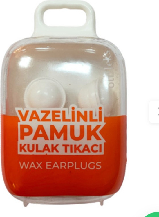 Otifleks Vazelinli Pamuk Kulak Tıkacı 4'lü