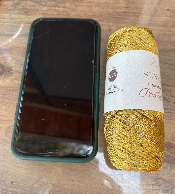 Paillette Pullu Polyester Makrome Ipi Polyester Pullu Makrome Ip Pullu Çanta Ipliği