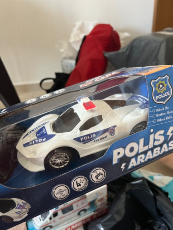 Prestij FAB(155) Prestij Işıklı Sesli Pilli Polis Arabası