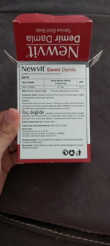Newvit Demir Damla 2X50 ml