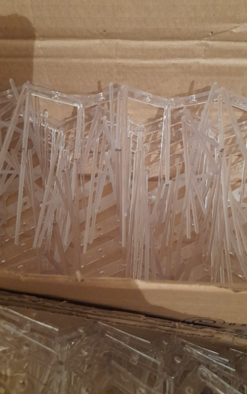 Plastik Kuşkonmaz Bariyer Kuş Engelleyici Tel 3D Model 10'lu