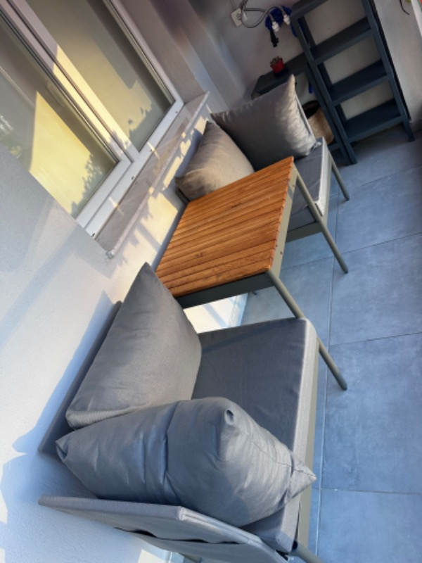 Limni Home Mini Multilounge Bahçe Balkon Seti, Şezlong