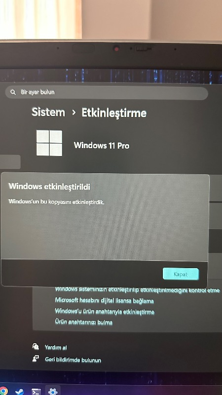 Microsoft Windows 11 Pro Key Dijital Lisans Anahtarı - 2025 Key