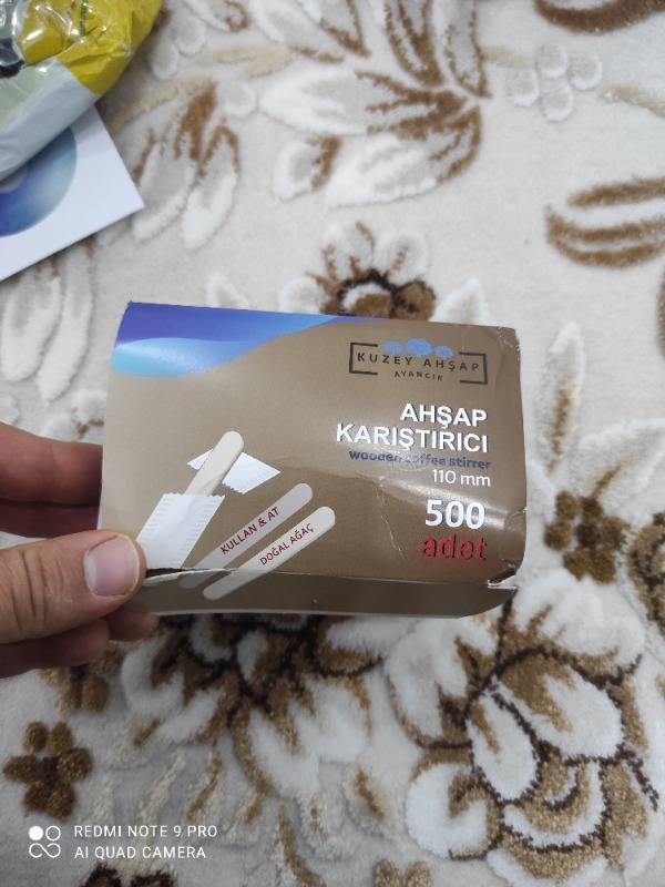Abeslang Tahta Dil Basacağı 500 Adet - 5 Paket
