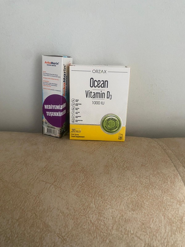 Ocean Orzax Vitamin D3 1000 Iu Sprey 20ML