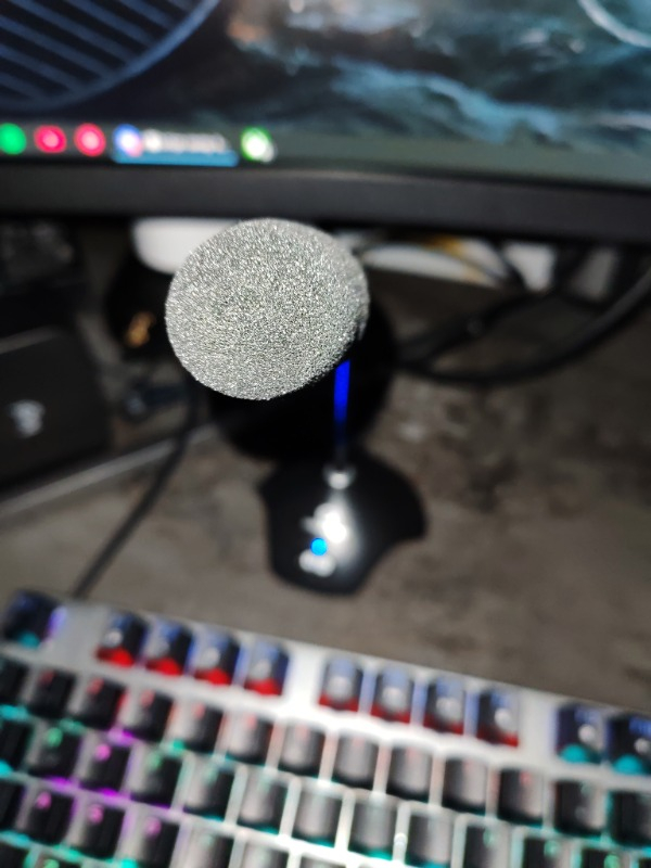 Rampage Rmx-M7 Python Siyah USB Rgb Ledli Gaming Mikrofon