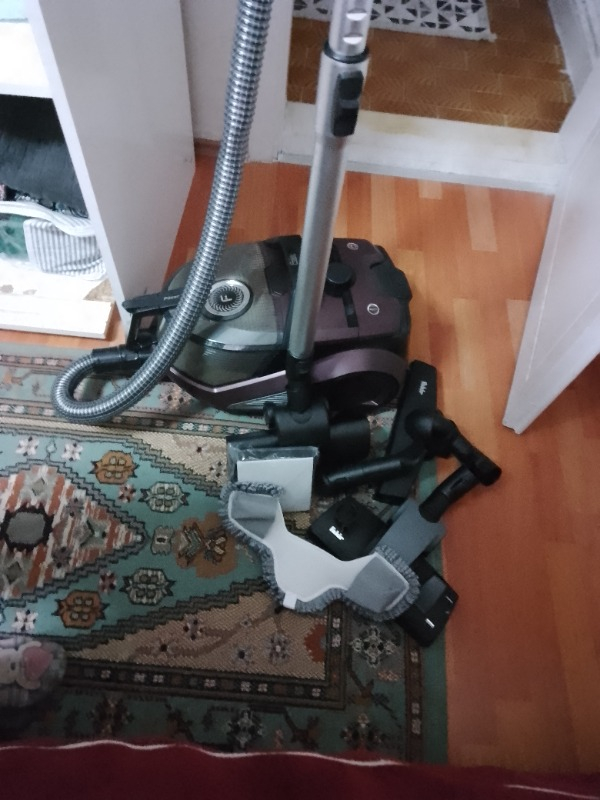 Fakir Filter Pro 800W Toz Torbasız Elektrikli Süpürge - Bordeaux