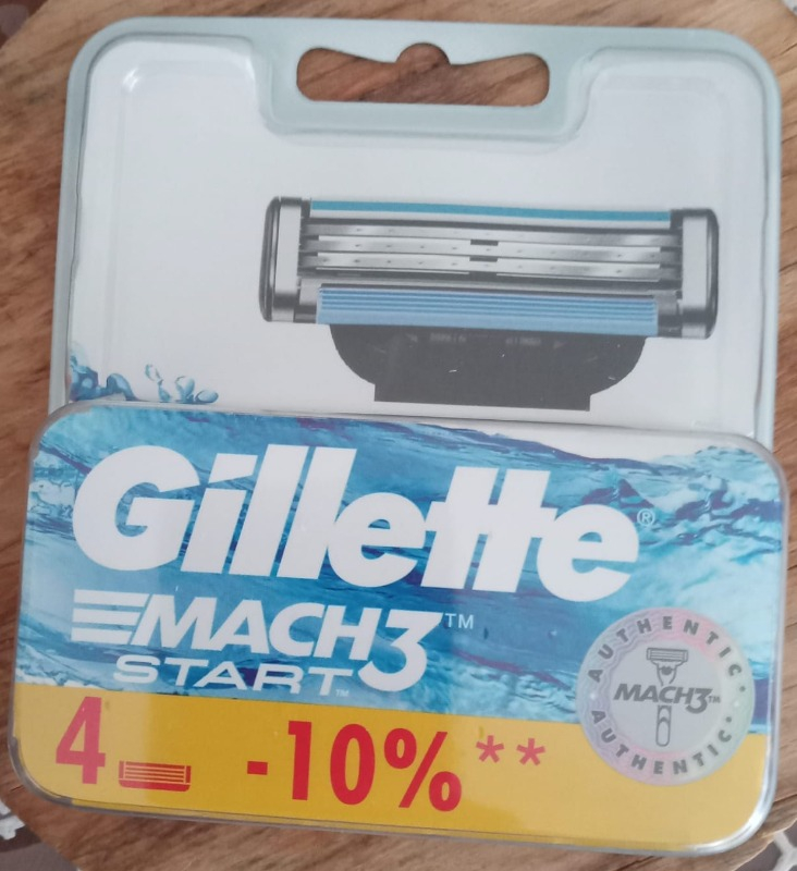 Gillette Mach3 Start Yedek Tıraş Bıçak 4'lü