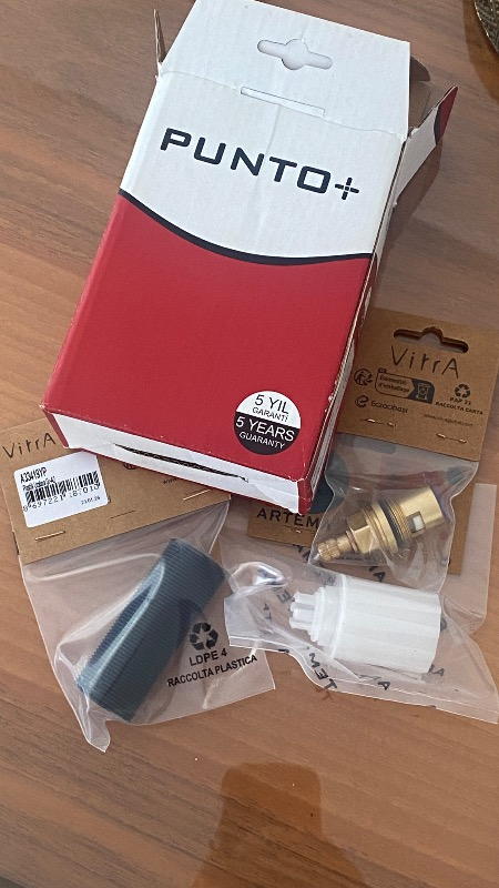 VitrA Vitra-Artema Ankastre Stop Valf Tamir Seti Üçlü Takım Kolay Kullanım ve Dayanıklı Yapı