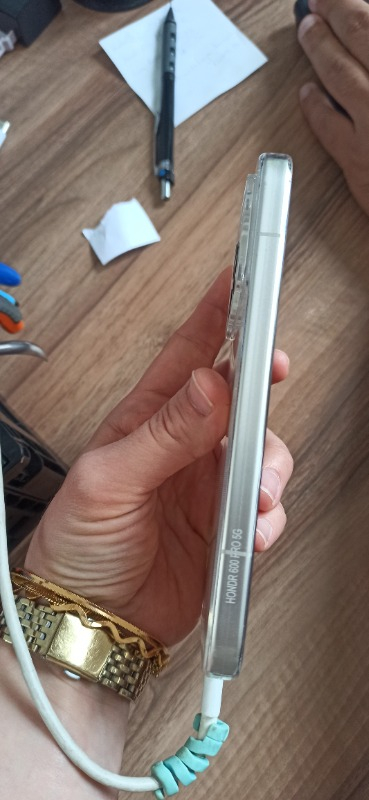 Kvy Honor 600 Pro Kamera Korumalı Süper Silikon Kılıf