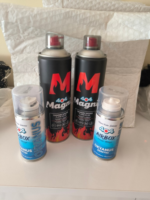 404 Magni Yangın Söndürücü Sprey 500 ml 2li