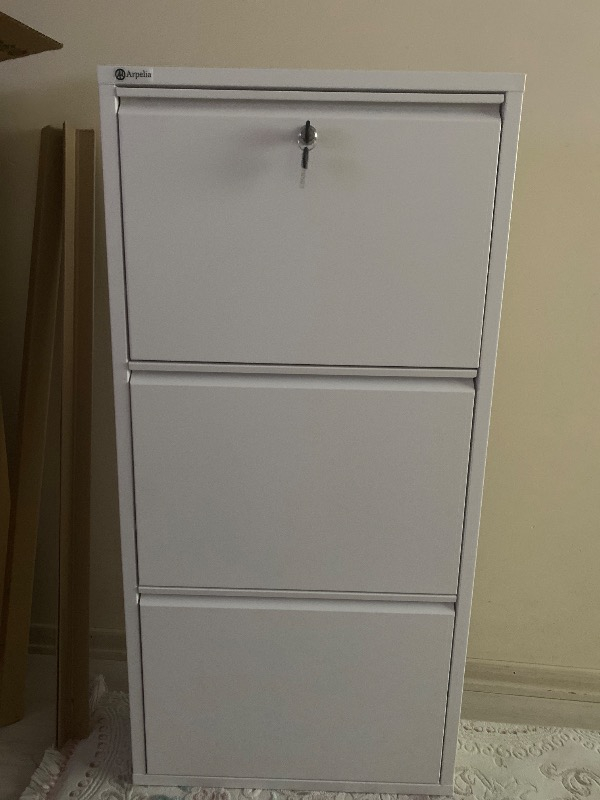 Arpelia Metal Ayakkabılık 3’lü Kilitli