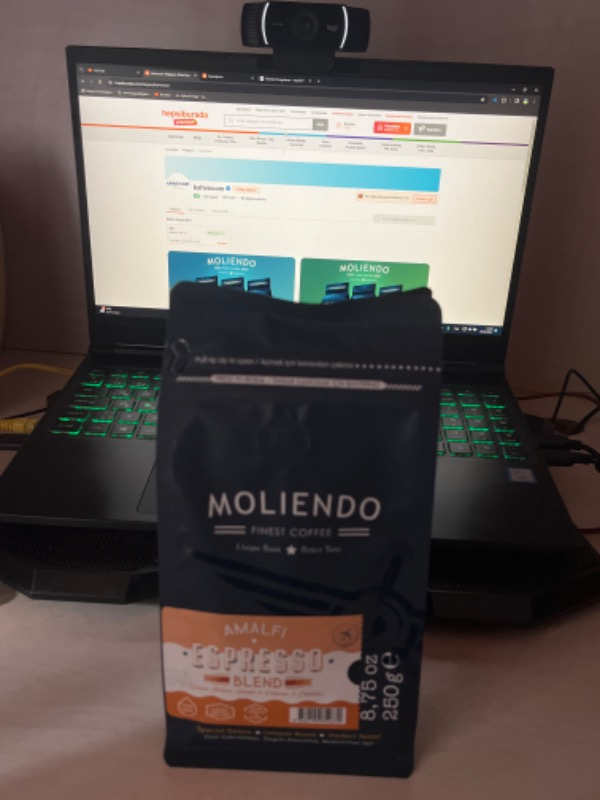 Moliendo Finest Coffee Moliendo Amalfi Espresso Blend Kahve Çekirdek Kahve 250 g